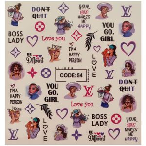 لنز ناخن مدل code54