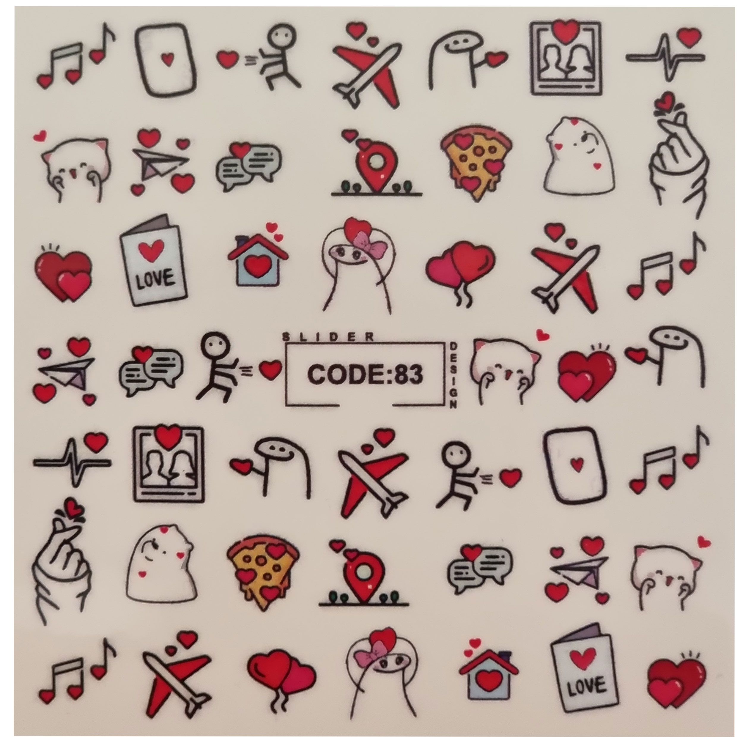 لنز ناخن مدل code83