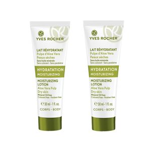 لوسیون بدن ایو روشه مدل hydratation moisturizing حجم 30 میلی لیتر مجموعه 2 عددی