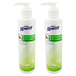 لوسیون بدن رینو زیت مدل macadamia oil حجم 200 میلی لیتر مجموعه 2 عددی