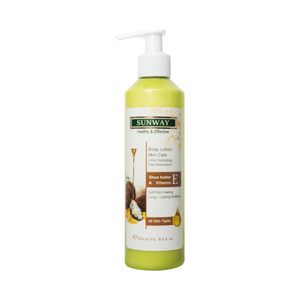 لوسیون بدن سان وی مدل shea butter حجم 250 میلی لیتر