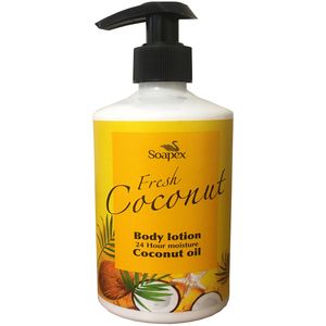 لوسیون بدن سوپکس مدل coconut oil حجم 350 میلی لیتر