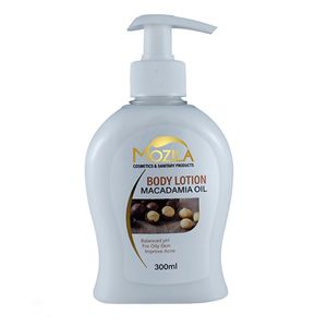 لوسیون بدن موزیلا مدل روغن ماکادمیا حجم 300 میلی لیتر