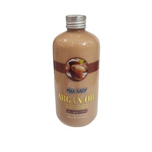 لوسیون بدن مکس لیدی مدل argan oil حجم 300 میلی لیتر