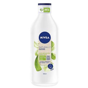 لوسیون بدن نیوآ مدل naturally good aloevera حجم 350 میلی لیتر