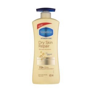 لوسیون بدن وازلین مدل dry skin repair حجم 625 میلی لیتر