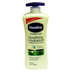 لوسیون بدن وازلین مدل soothing hydration حجم 600 میلی لیتر