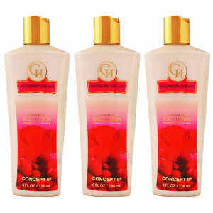 لوسیون بدن کاسپت تو مدل raspberry dreams حجم 236 میلی لیتر مجموعه 3 عددی