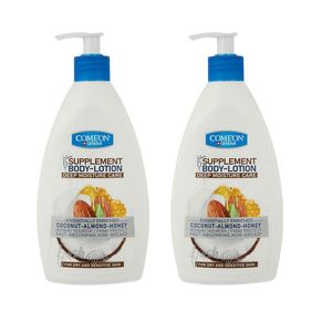 لوسیون بدن کامان مدل coconut حجم 510 میلی لیتر مجموعه 2 عددی