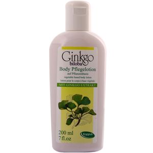 لوسیون بدن کاپوس مدل ginkgo biloba حجم 200 میلی لیتر