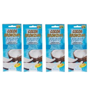 لوسیون برنز کننده فلورسان مدل cocoa yoghurt حجم 15 میلی لیتر بسته 4 عددی