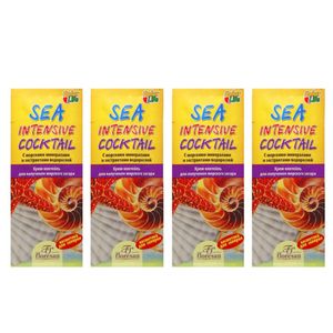 لوسیون برنز کننده فلورسان مدل sea intensive cocktail حجم 15 میلی لیتر بسته 4 عددی