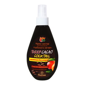 لوسیون برنزه کننده فلورسان مدل deep cacao cocktail حجم 160 میلی لیتر بسته 15 عددی