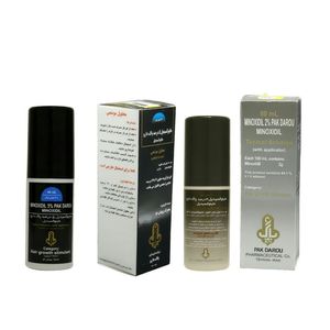 لوسیون تقویت کننده مو پاک دارو مدل ماینوکسیدیل 5درصد 2درصد حجم 60 میلی لیتر بسته 2 عددی