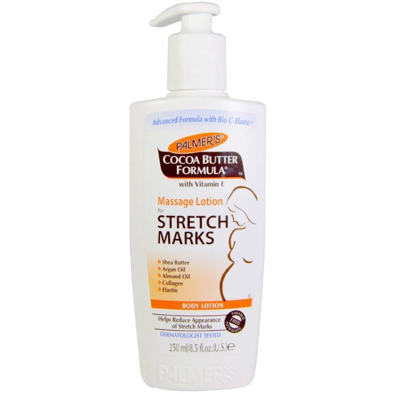 لوسیون رفع ترک بدن پالمرز سری cocoa butter formula حجم 250 میلی لیتر