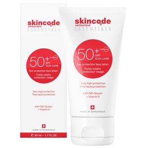 لوسیون ضد آفتاب اسکین کد مدل sun protective حجم 50 میلی لیتر