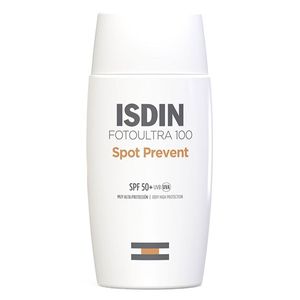 لوسیون ضد آفتاب بدون رنگ ایزدین spf 50 مدل fotoultra ‌مناسب انواع پوست حجم 50 میلی‌لیتر