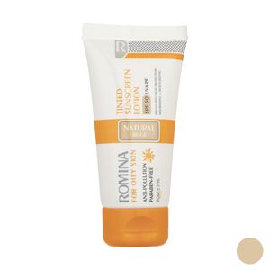 لوسیون ضد آفتاب رومینا مدل natural beige 50 حجم 50 میلی لیتر