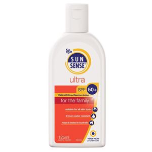 لوسیون ضد آفتاب سان سنس مدل ultra حجم 125 میلی لیتر