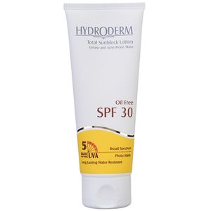 لوسیون ضد آفتاب هیدرودرم سری فاقد چربی spf30 حجم 75 میلی لیتر