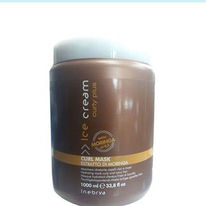 ماسک آبرسان مخصوص موی فر 1000 میلی لیتر مدل ice cream curl plus