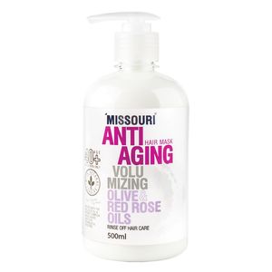 ماسک حجم دهنده مو میسوری مدل anti aging حجم 500 میلی لیتر