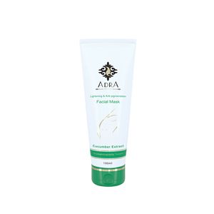 ماسک روشن کننده صورت آدرا مدل cucumber extract حجم 100 میلی لیتر