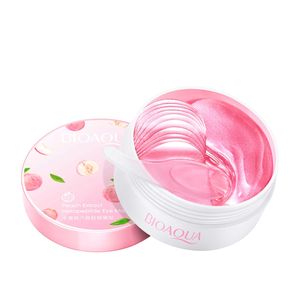 ماسک زیر چشم بایو آکوا مدل peach extract حجم 80 میلی لیتر بسته 60 عددی