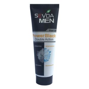 ماسک صورت sevda مدل power black حجم 100 میلی لیتر