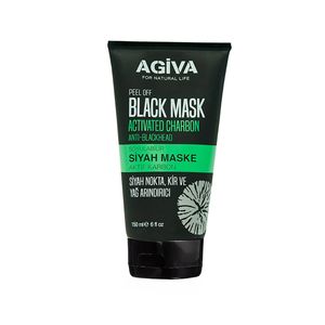 ماسک صورت آگیوا مدل بلک حجم 150 میلی لیتر