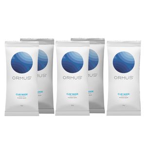 ماسک صورت اورموس مدل کمپلکس خاک رس+ آلوئه ورا وزن 30 گرم بسته 5 عددی
