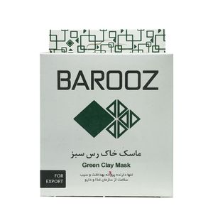 ماسک صورت باروز مدل خاک رس سبز وزن 100 گرم