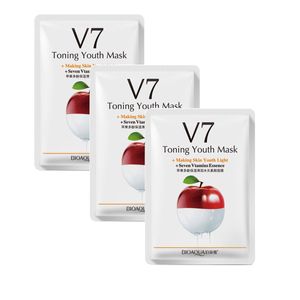 ماسک صورت بایو آکوا مدل apl v7 وزن 30 گرم بسته 3 عددی
