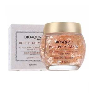 ماسک صورت بایو آکوا مدل rose petal mask حجم 120 میلی لیتر