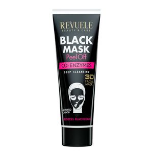 ماسک صورت رووئله مدل black peel off co enzymes حجم 80 میلی لیتر