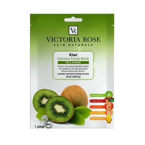 ماسک صورت ویکتوریا رز مدل kiwi حجم 25 میلی لیتر بسته 5 عددی