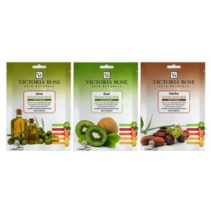 ماسک صورت ویکتوریا رز مدل آبرسان حجم 25 میلی لیتر بسته 3 عددی