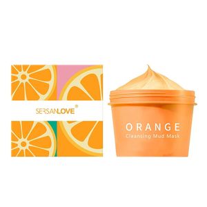 ماسک لایه بردار صورت سرسان لاو مدل orange mud حجم 100 میلی لیتر
