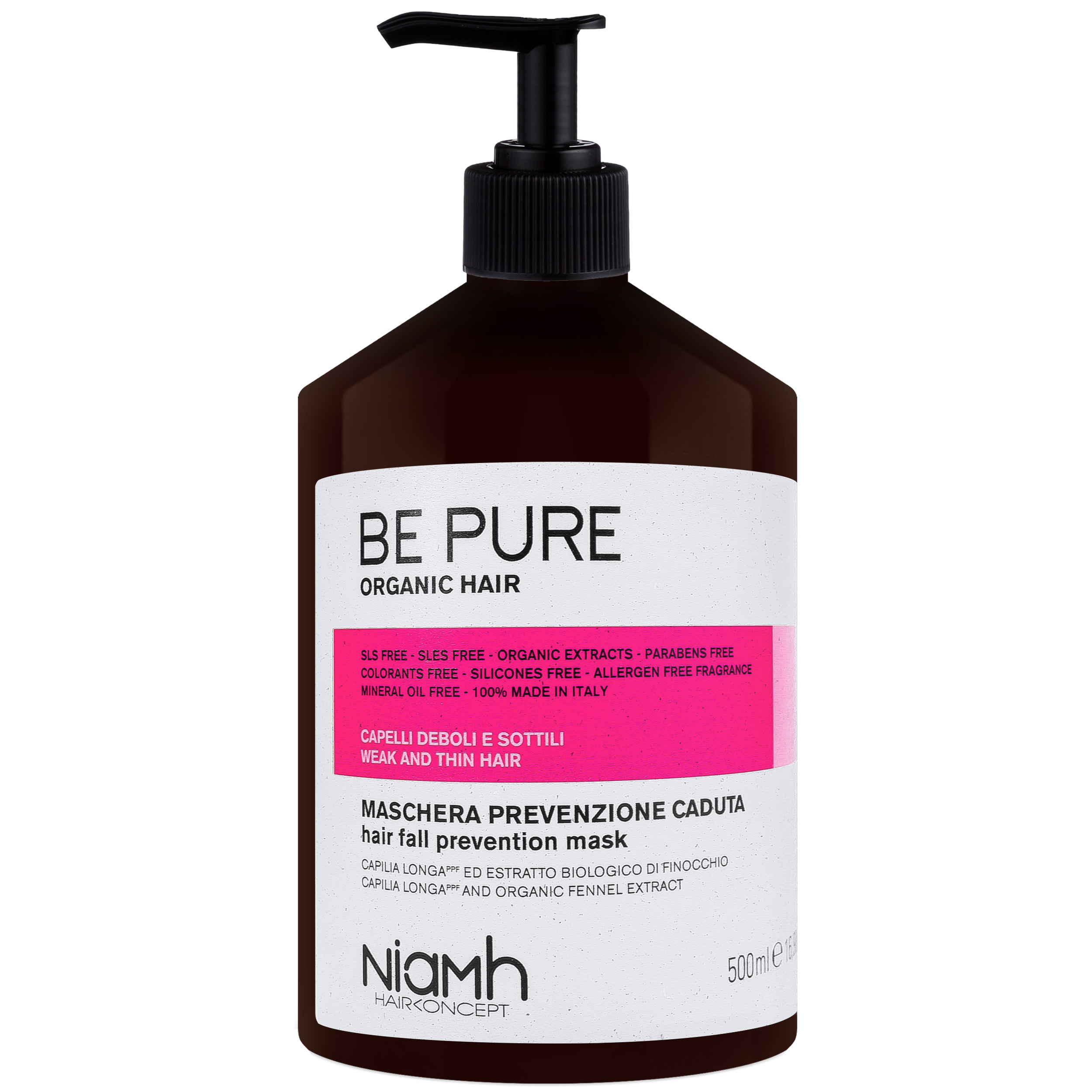 ماسک مو بی پیور مدل anti hair loss حجم 500 میلی لیتر