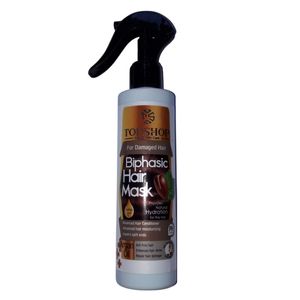 ماسک مو دو فاز تاپ شاپ مدل argan oil حجم 200 میلی لیتر