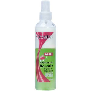 ماسک مو دو فاز کریستال مدل hydrolyzed keratin حجم 250 میلی لیتر