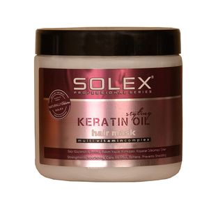 ماسک مو سولکس مدل keratin oil حجم 500 میلی لیتر