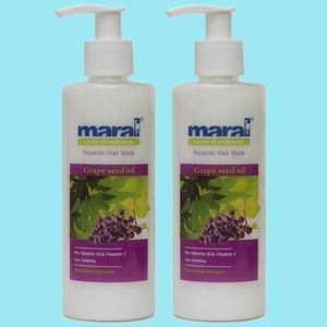 ماسک مو مارال مدل grape حجم 250 میلی لیتر مجموعه 2 عددی