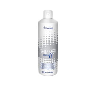 مایع بیرنگ کننده مو فرامسی مدل shimmer حجم 220 میلی لیتر