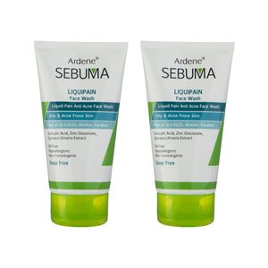 مایع شستشو صورت آردن سبوما مدل liquipain حجم 150 میلی لیتر مجموعه 2 عددی