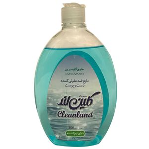 مایع ضدعفونی کننده دست و پوست کلین لند مدل classic حجم 500 میلی لیتر