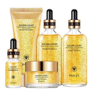 مجموعه مراقبت پوست ایمجز مدل golden luxury مجموعه 5 عددی