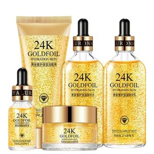 مجموعه مراقبت پوستی ایمجز مدل gold 24k بسته 5 عددی