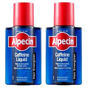 محلول تقویت کننده مو آلپسین مدل caffeine حجم 200 میلی لیتر بسته 2 عددی