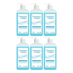 محلول ضدعفونی کننده دست شرکت رضاراد مدل +dermosept حجم 500 میلی لیتر بسته 6 عددی